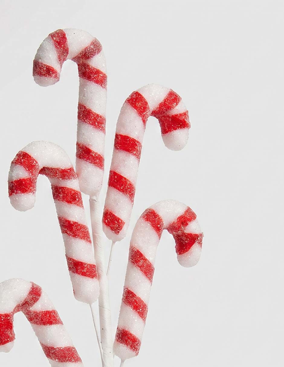 Ornamento Navidad bastones 3