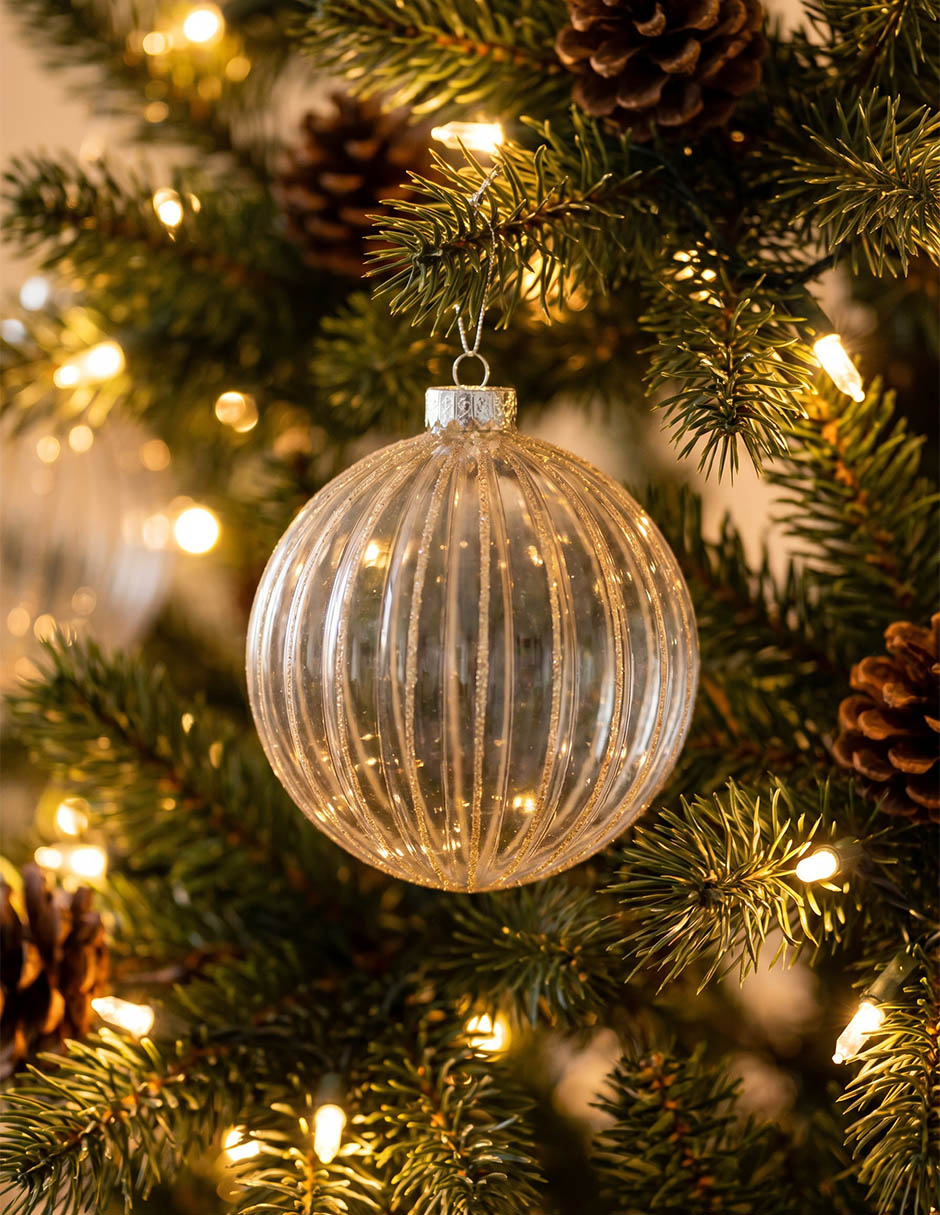 Set de esferas navideñas con 2 piezas