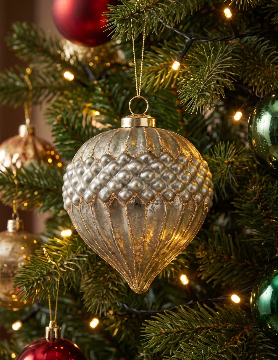Ornamento navideño Metallic 4