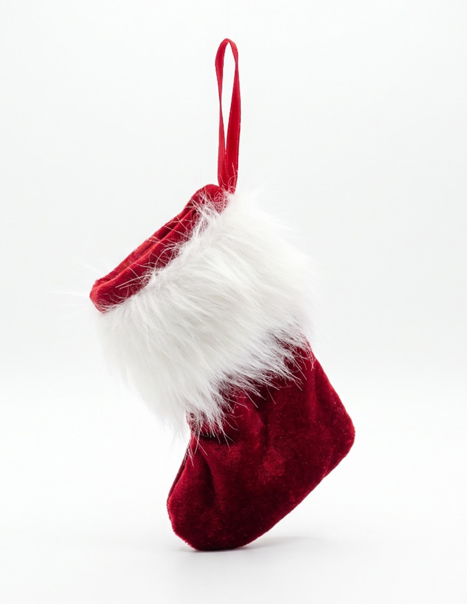 Ornamento navideño bota