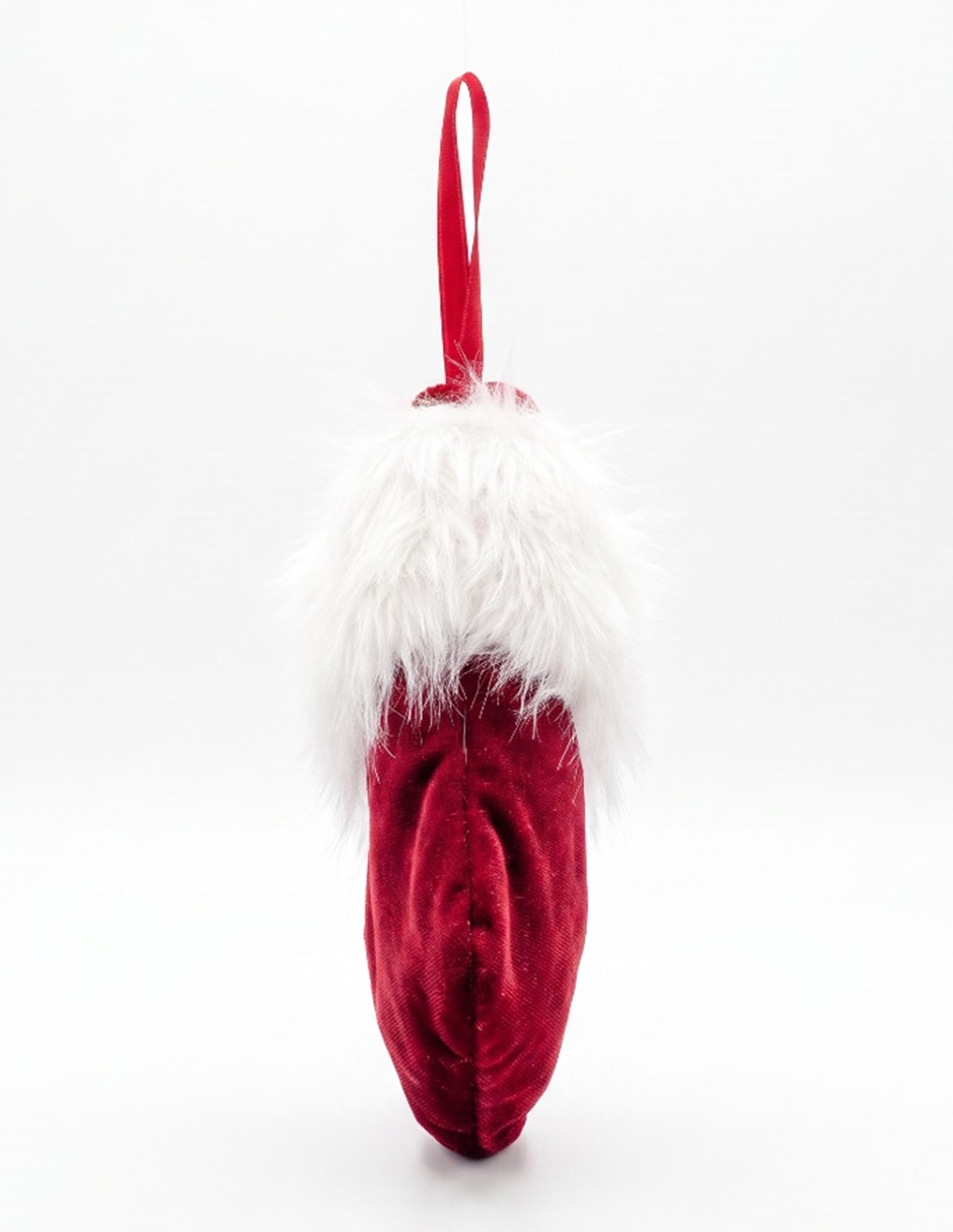 Ornamento navideño bota