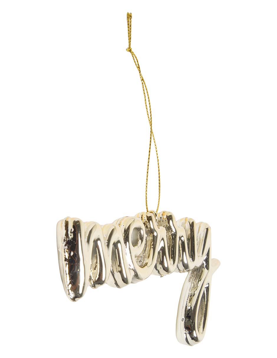 Ornamento Navidad letrero 3