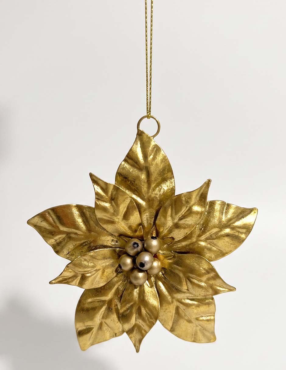 Ornamento navideño nochebuena christmas spirit Ornamento navideño nochebuena christmas spirit
