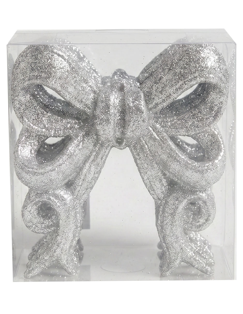 Set ornamento de navidad moño