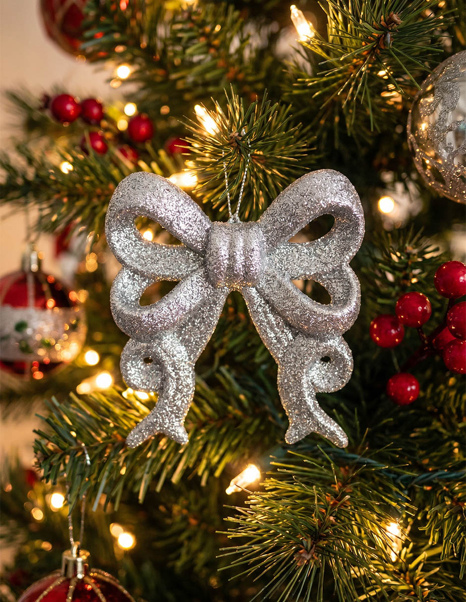 Set ornamento de navidad moño 4