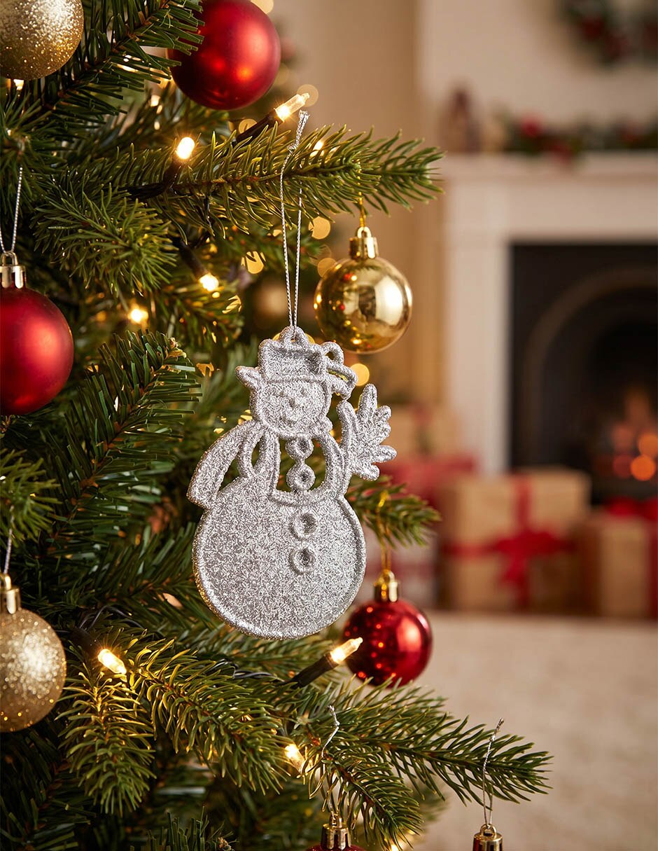 Ornamento de navidad muñecos de nieve 4