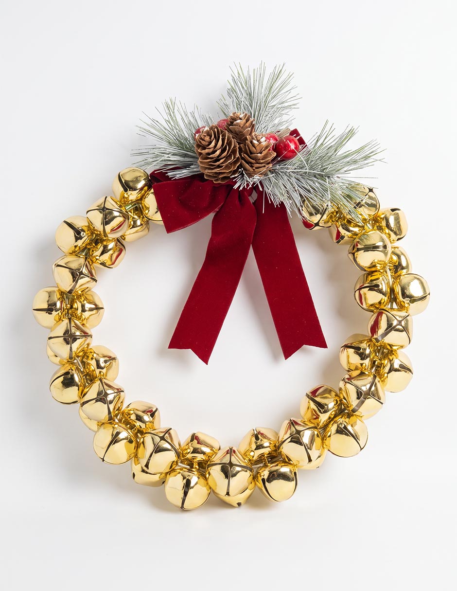 Ornamento navideño de cascabel