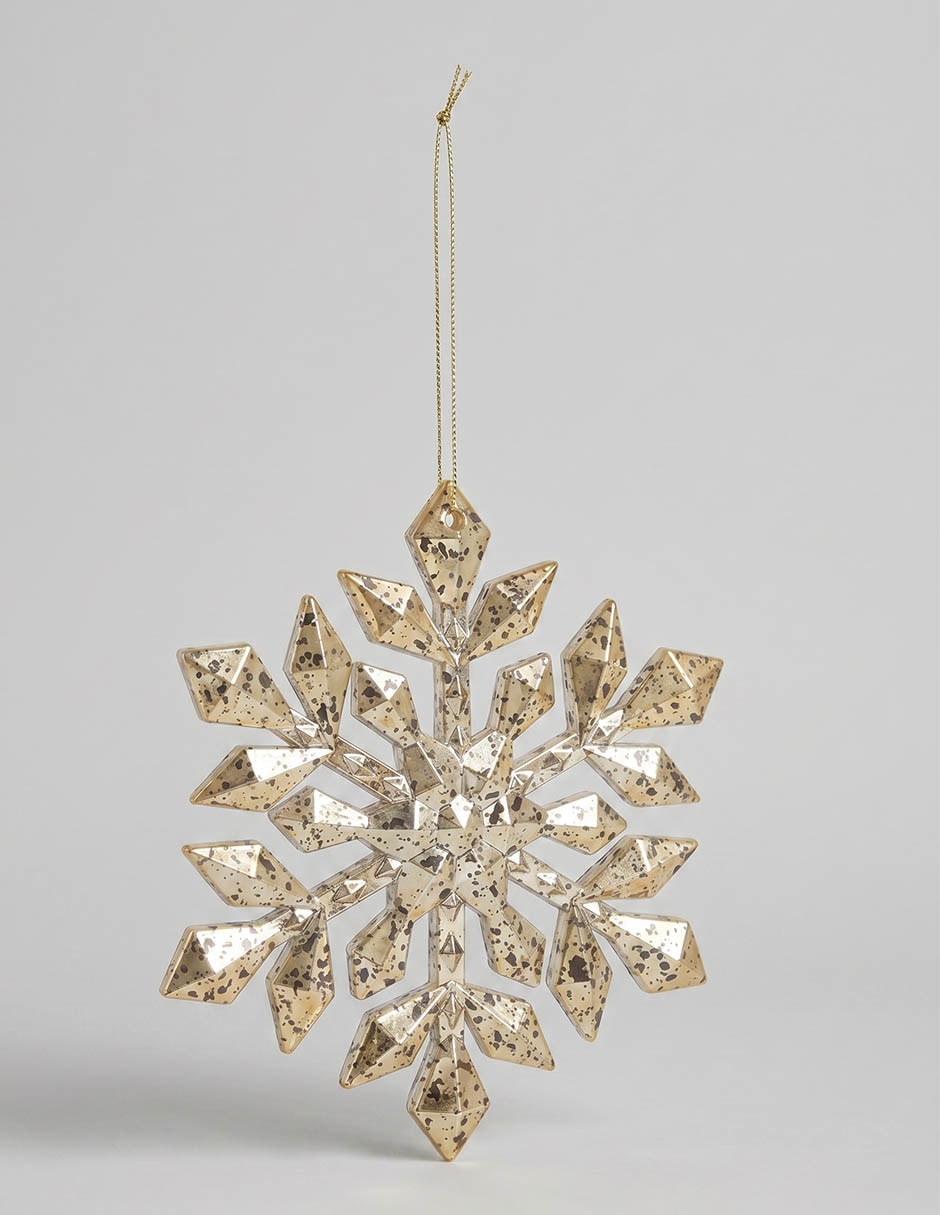 Ornamento Navidad copo de nieve 2