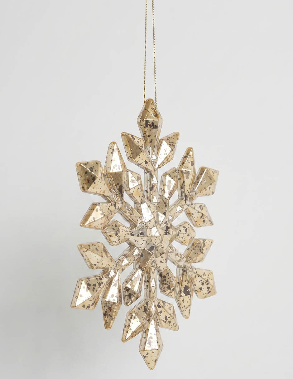 Ornamento Navidad copo de nieve 3