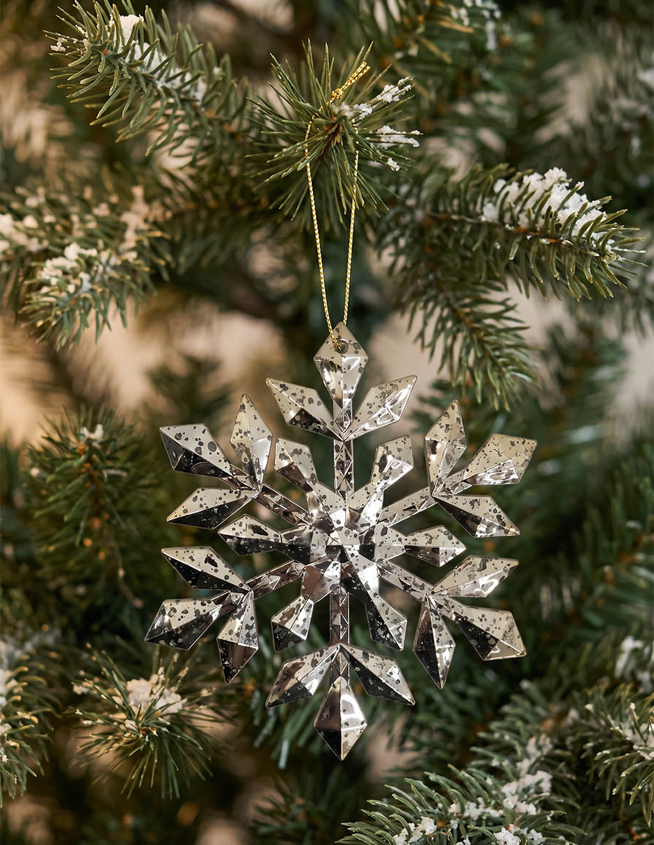 Ornamento Navidad copo de nieve 4