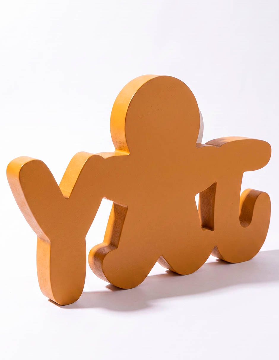 Figura decorativa navideña de Muñeco Jengibre de madera 3
