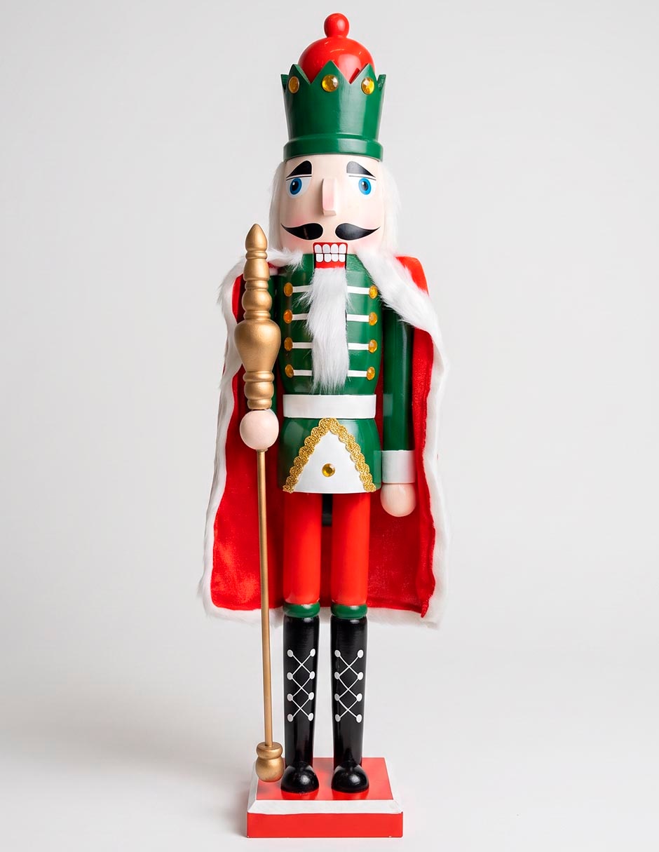 Figura decorativa de cascanueces christmas spirit
