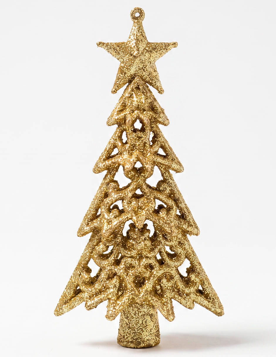 Set de ornamentos navideños con forma de pino 3