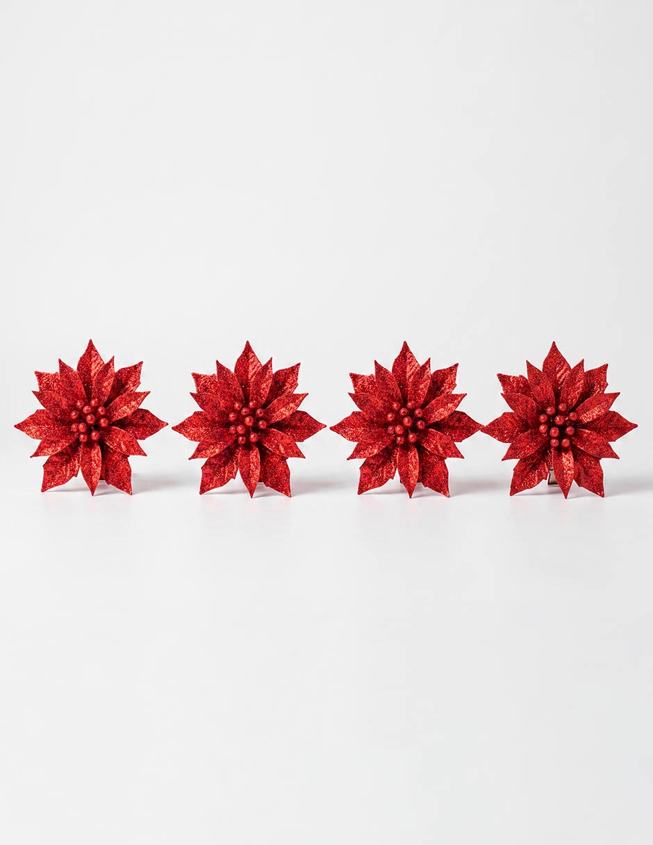 Set de ornamentos nochebuena 1