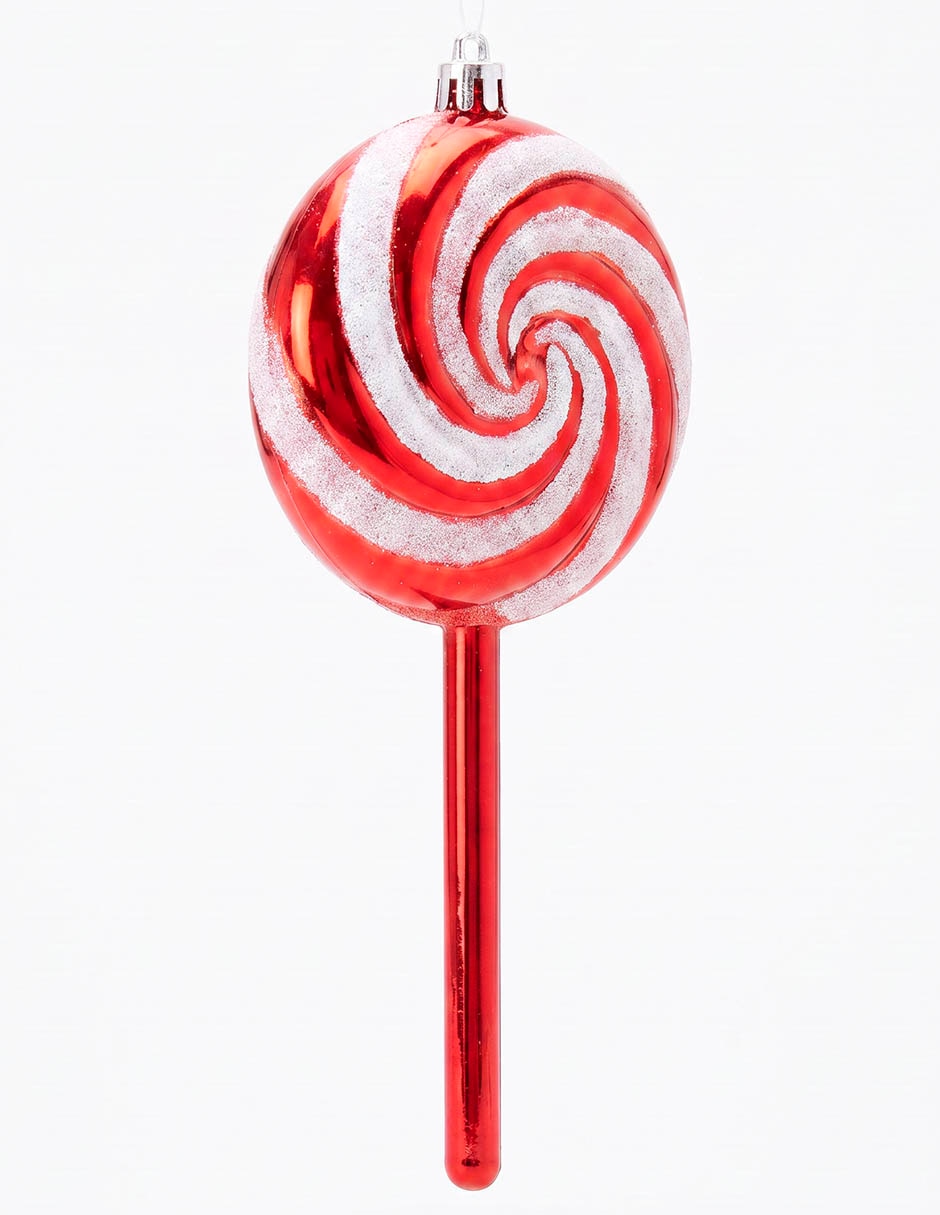 Set de ornamentos navideños con forma de paleta 2