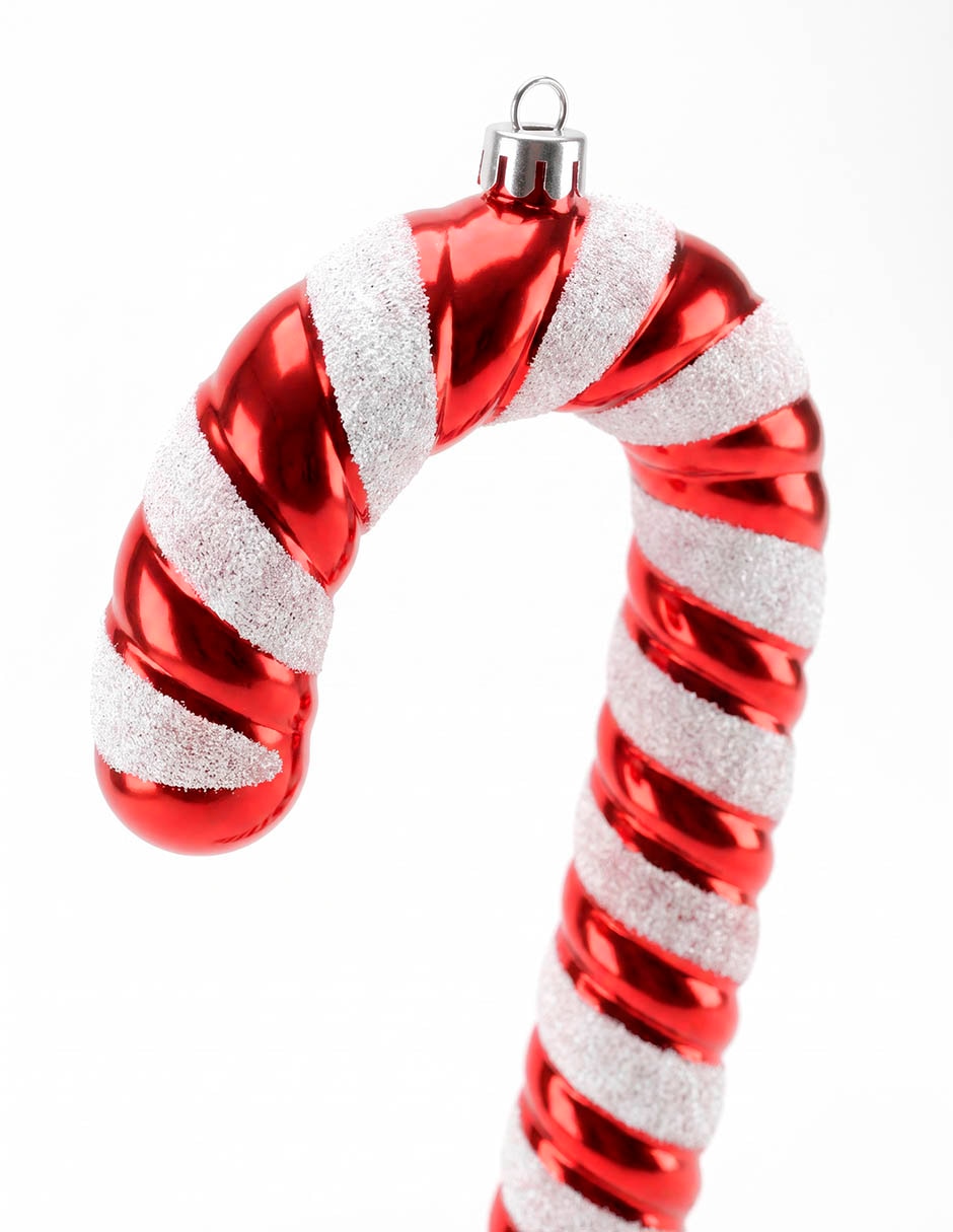 Set ornamentos navideños con forma de bastones 4