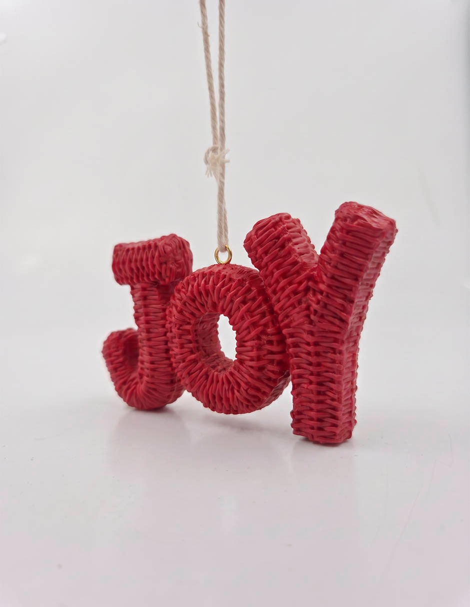 Ornamento Navidad letras 3