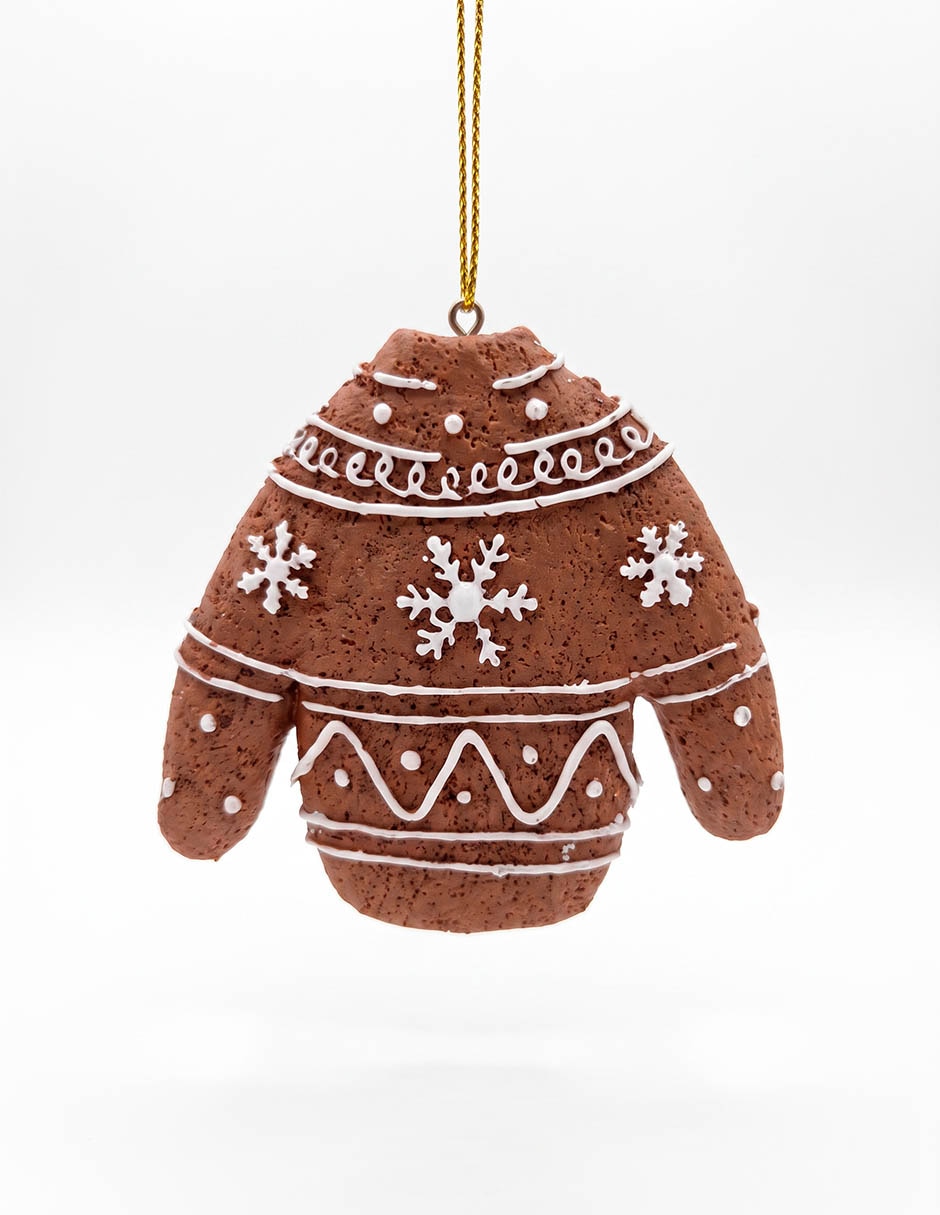 Set de ornamentos navideños de suéter 3