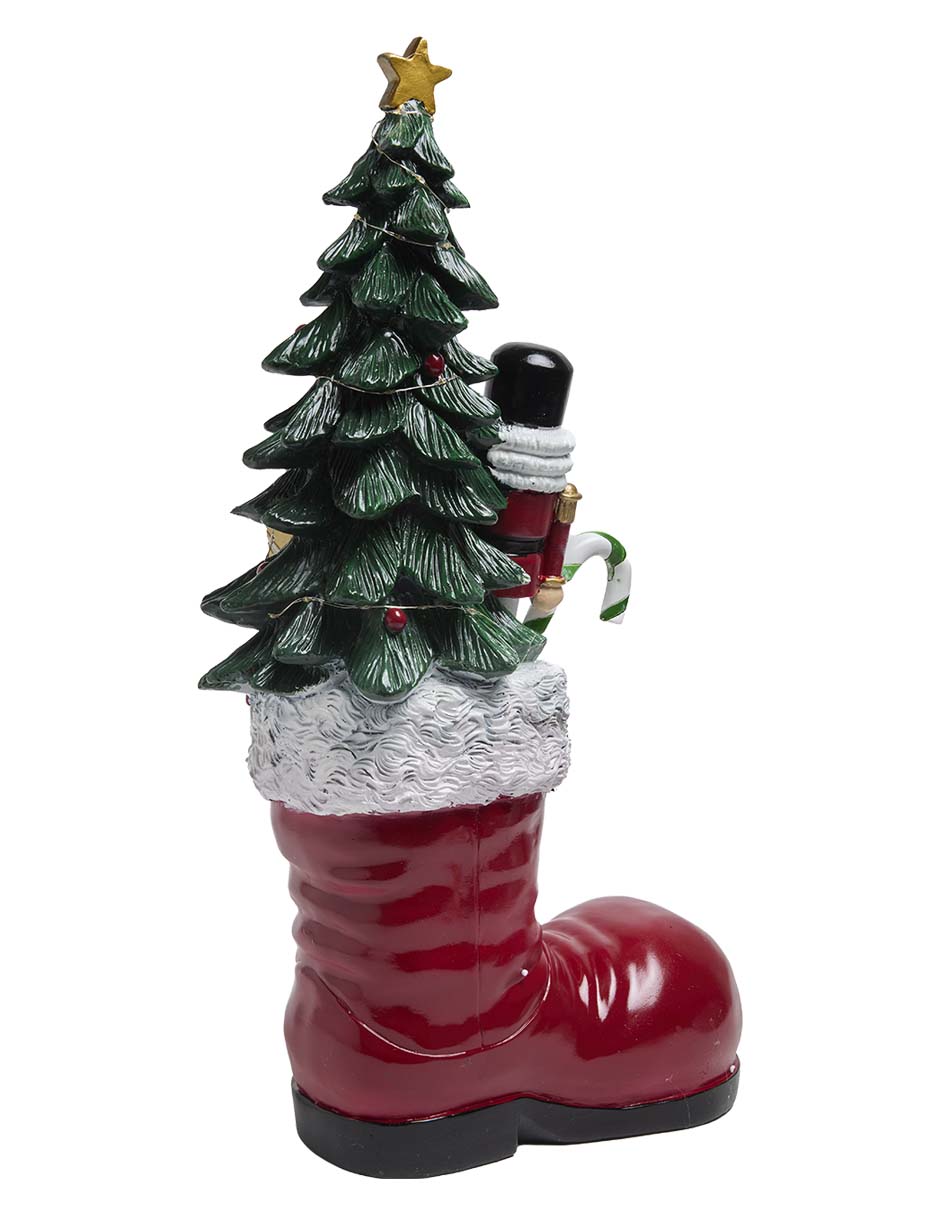 Figura decorativa navideña de bota 2
