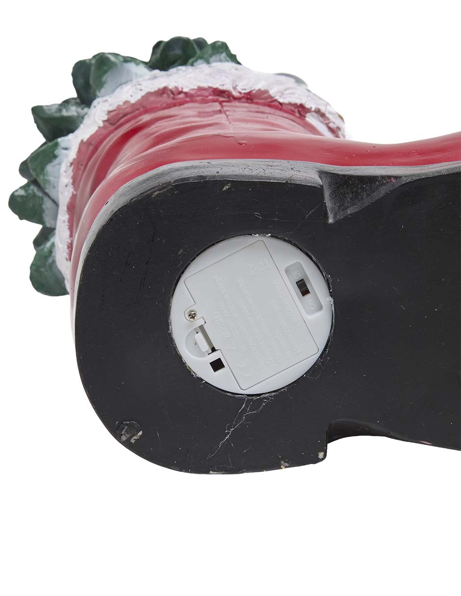 Figura decorativa navideña de bota 5