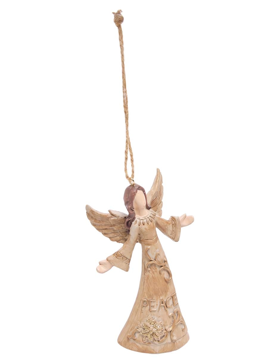 Ornamento navideño de ángel