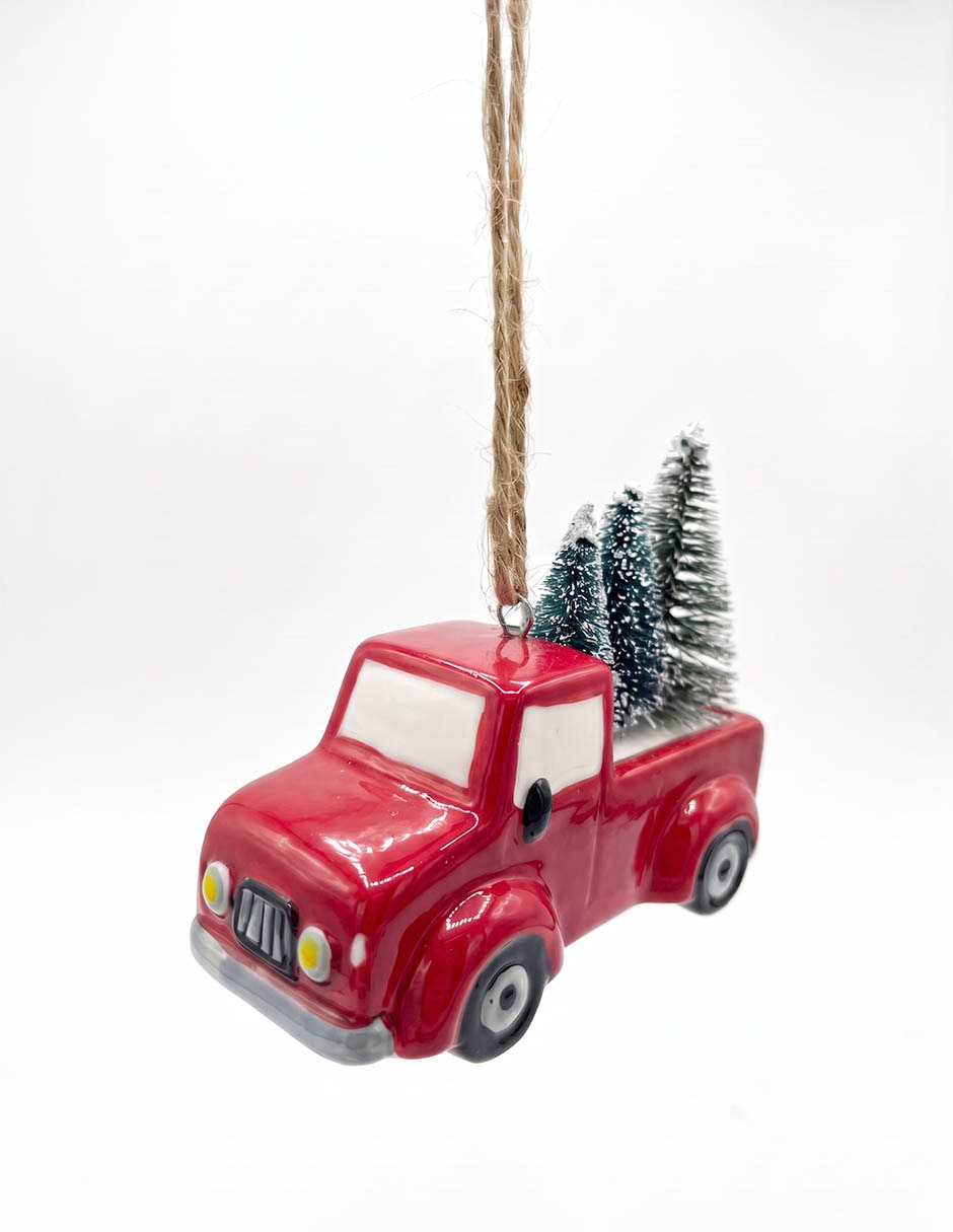 Ornamento navideño carrito 1