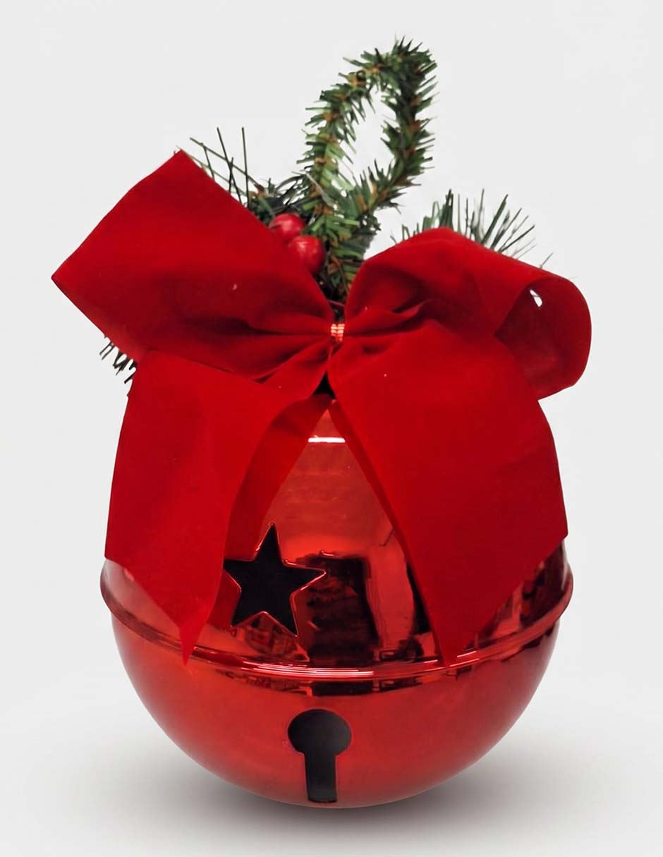 Figura decorativa navideña de cascabel 1
