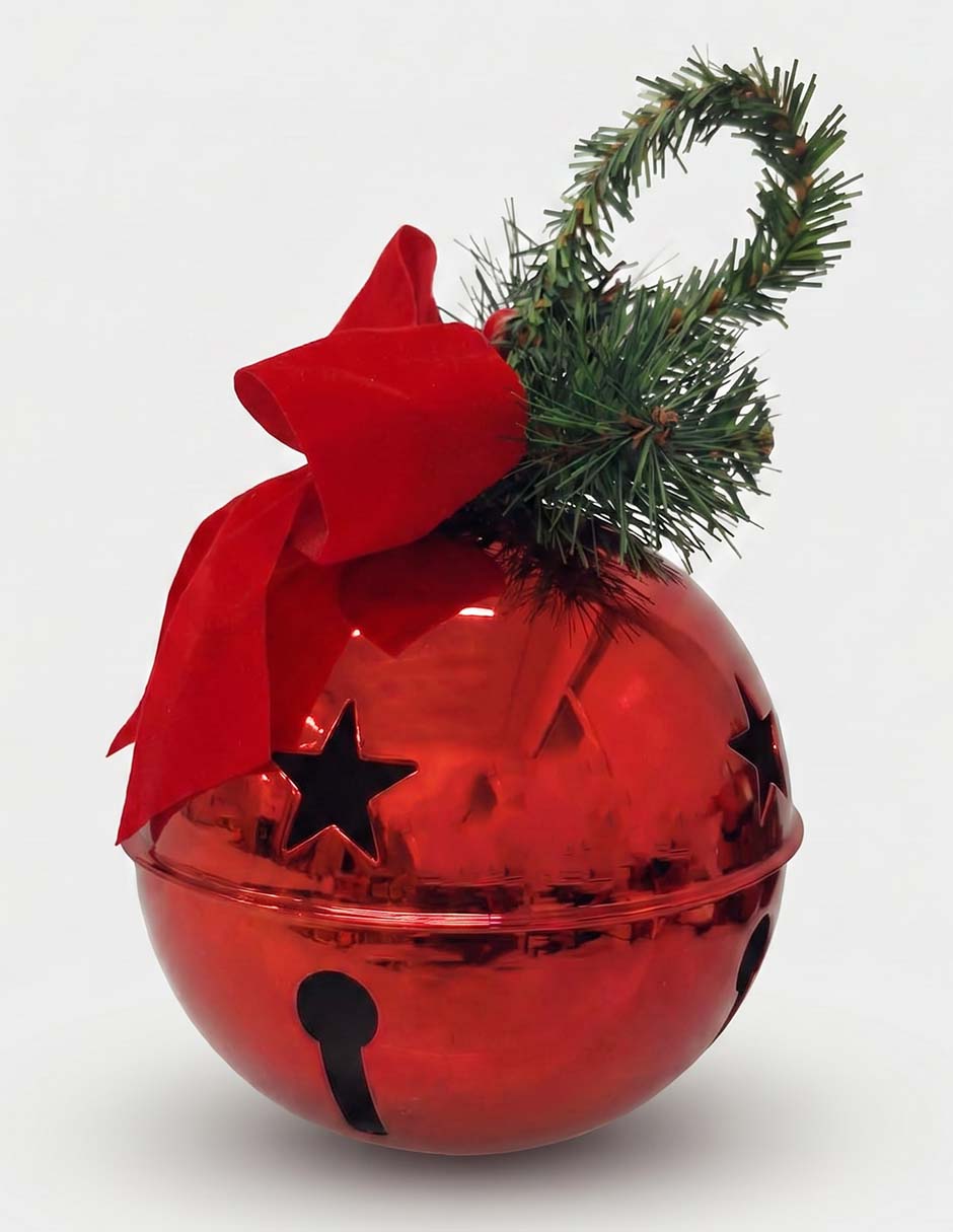 Figura decorativa navideña de cascabel 2