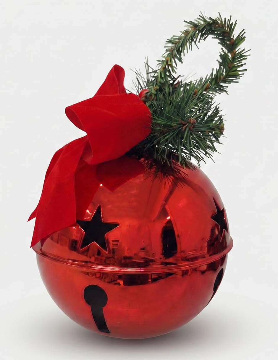 Figura decorativa navideña de cascabel 3