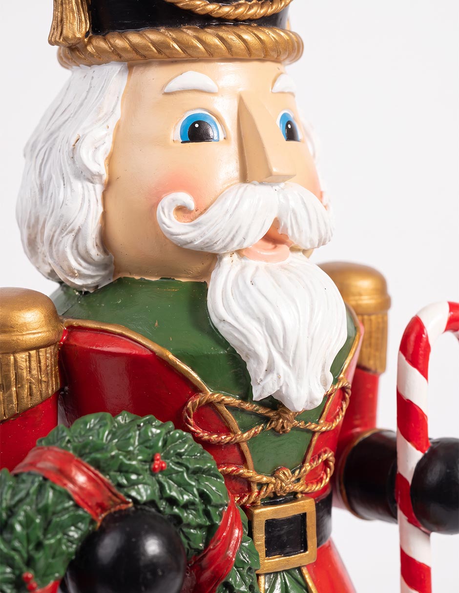 Figura decorativa navideña de cascanueces 2