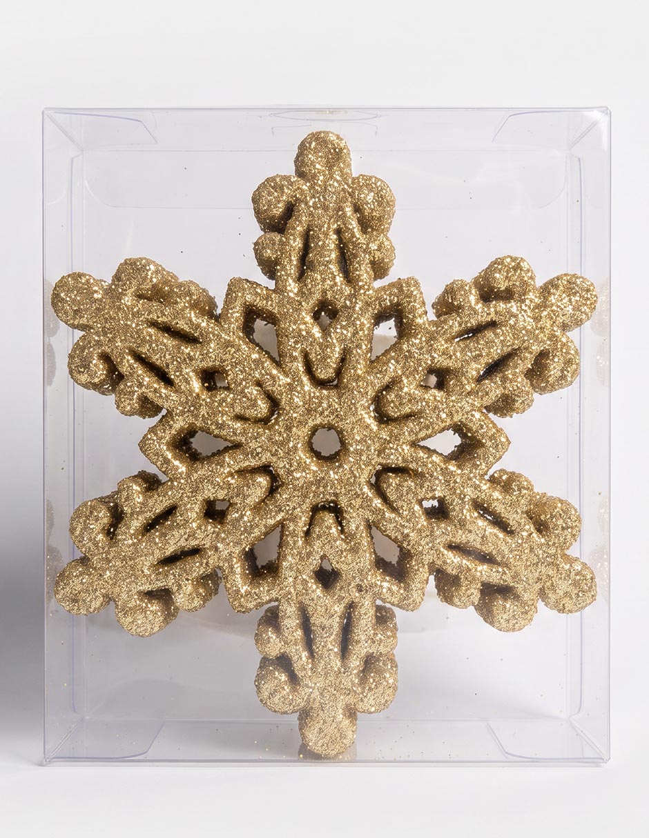 Set de ornamentos navideños copo de nieve Set de ornamentos navideños copo de nieve