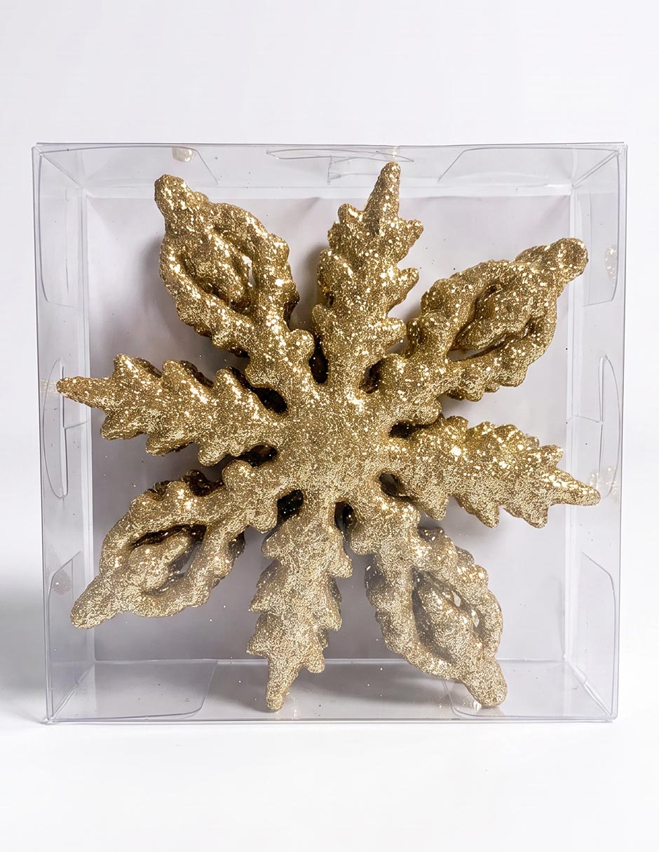 Set de ornamentos copo de nieve Set de ornamentos copo de nieve