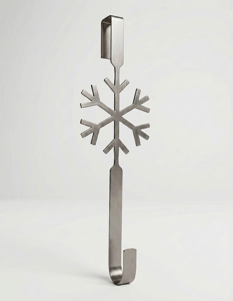 Gancho para corona copo de nieve 1