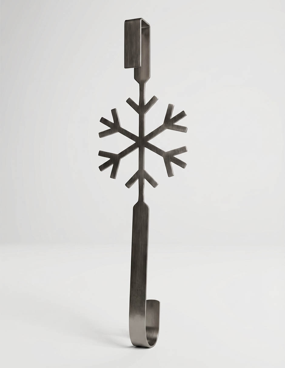 Gancho para corona copo de nieve