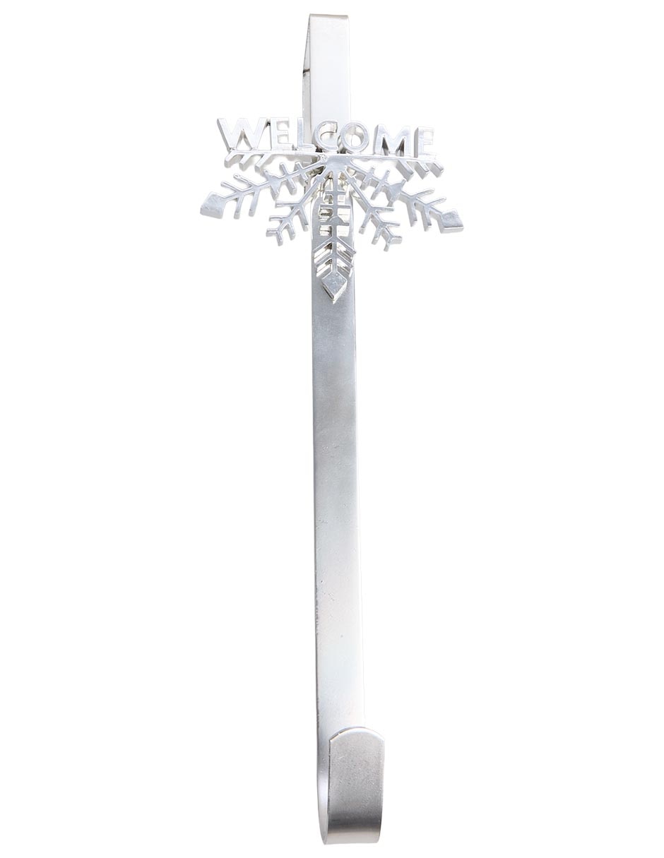 Gancho para corona forma copo de nieve