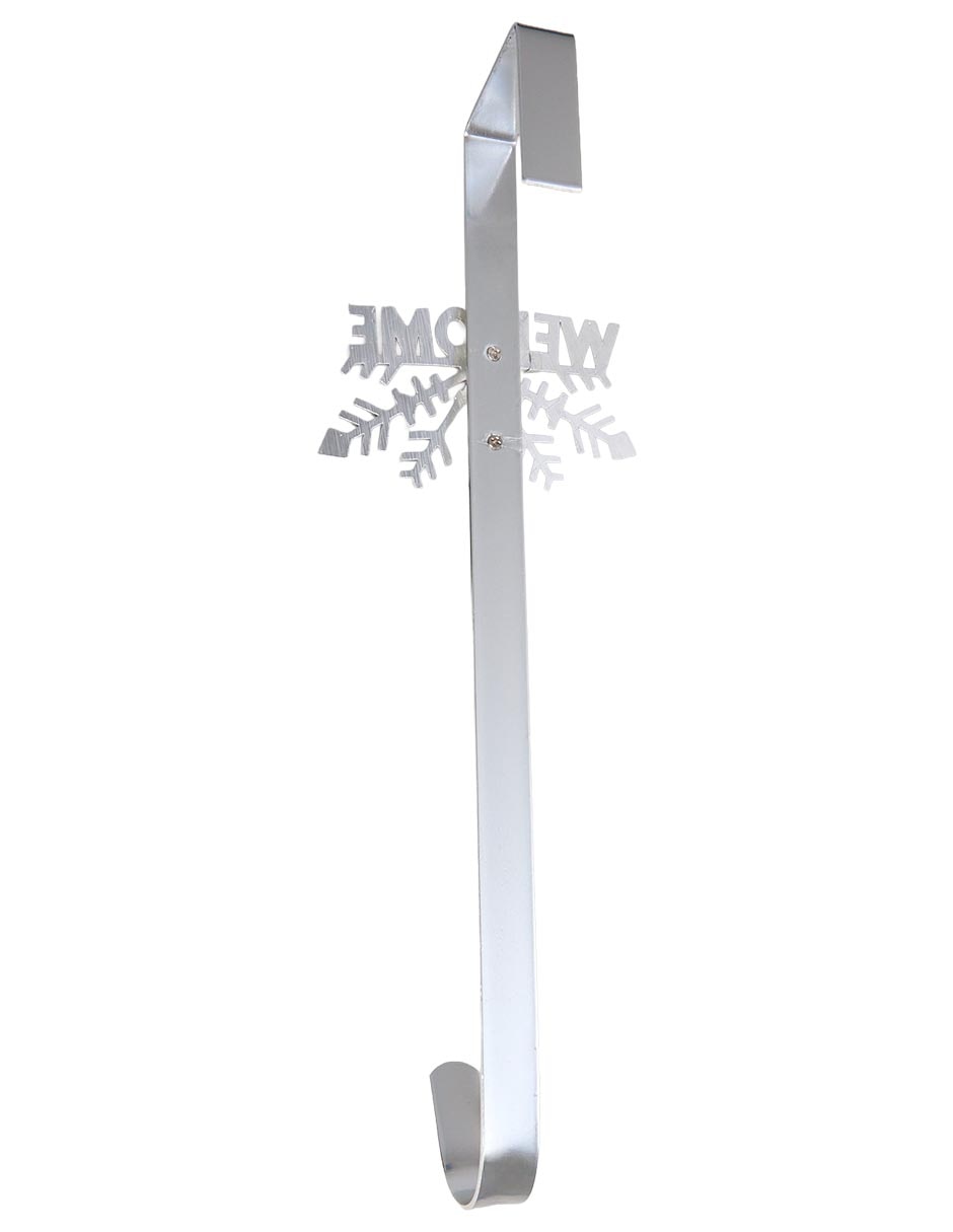 Gancho para corona forma copo de nieve 4