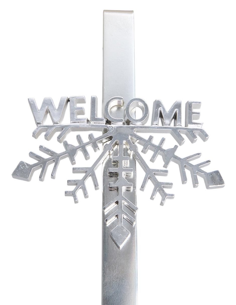 Gancho para corona forma copo de nieve 2