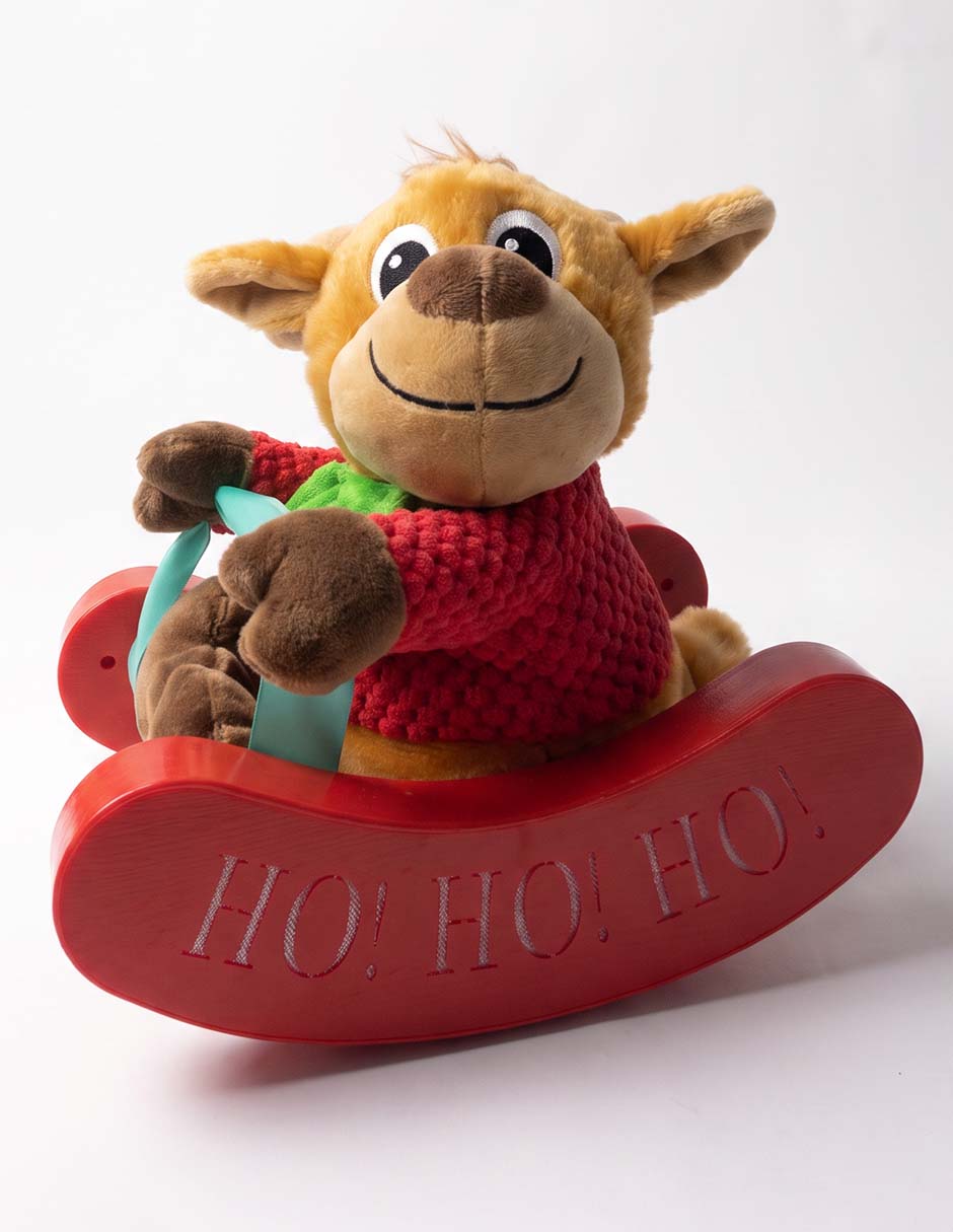 Peluche navideño de reno de 22 cm 3