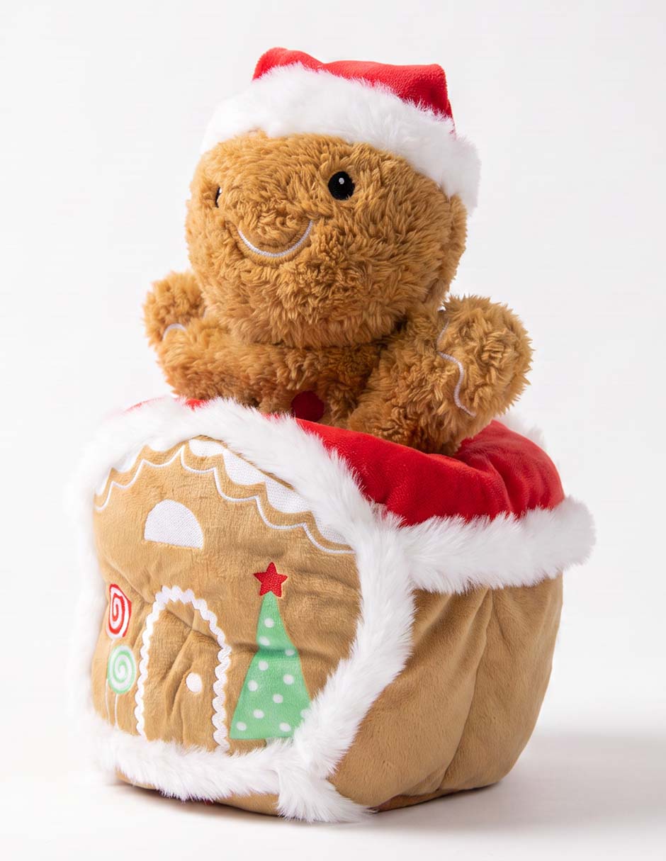 Peluche de casa de jengibre de 29 cm 2