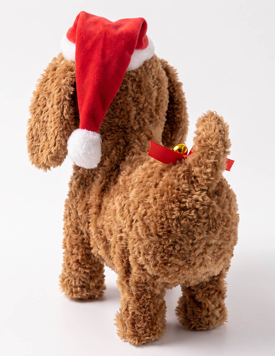 Peluche de perro navideño de 25 cm 2