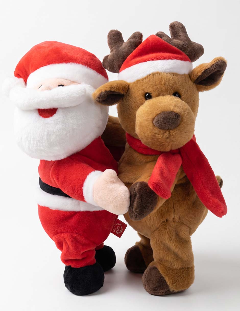 Peluche de personajes navideños