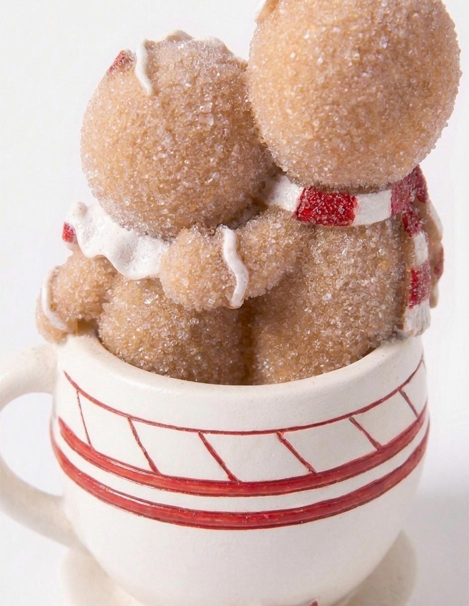 Figura decorativa de muñeco jengibre 4