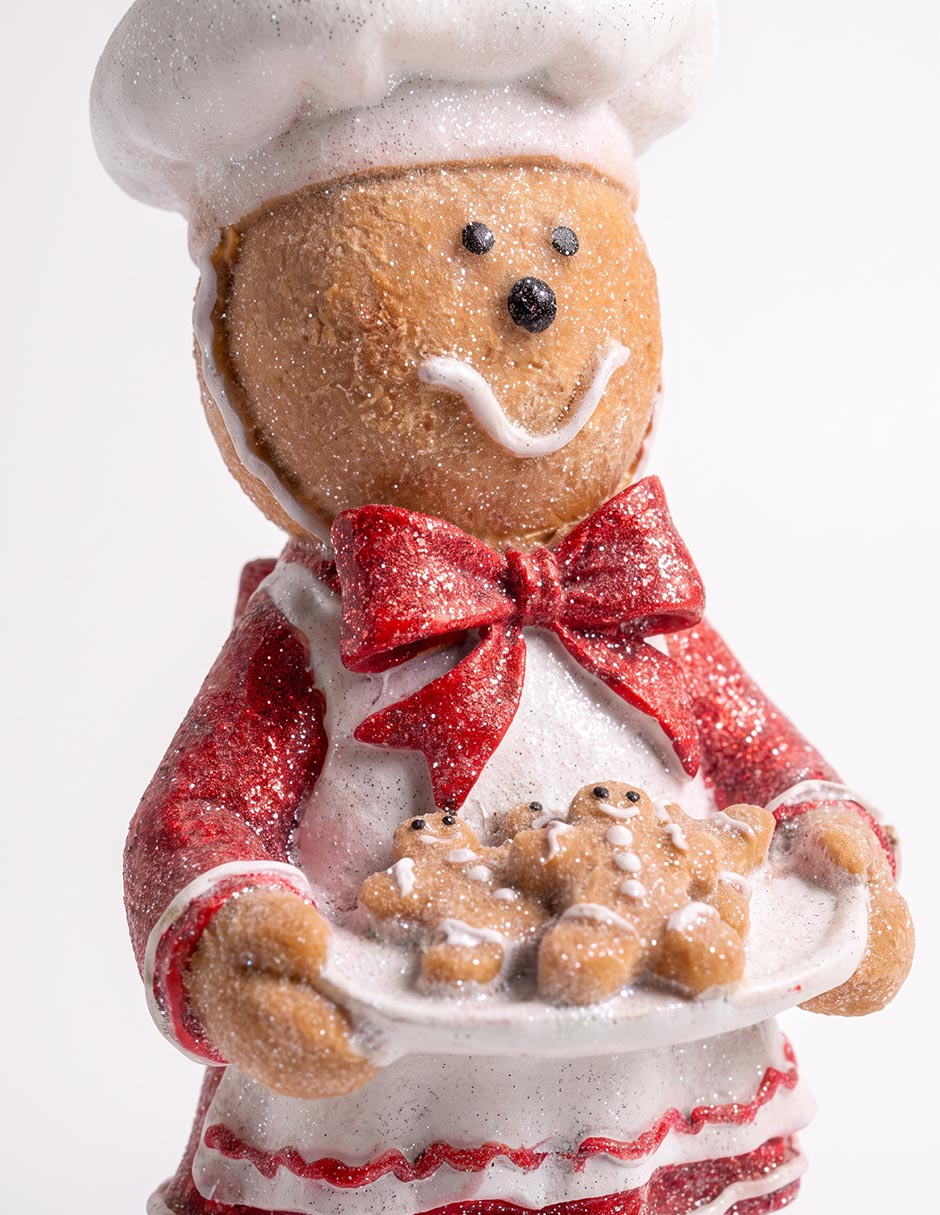 Figura decorativa de muñeco jengibre 2