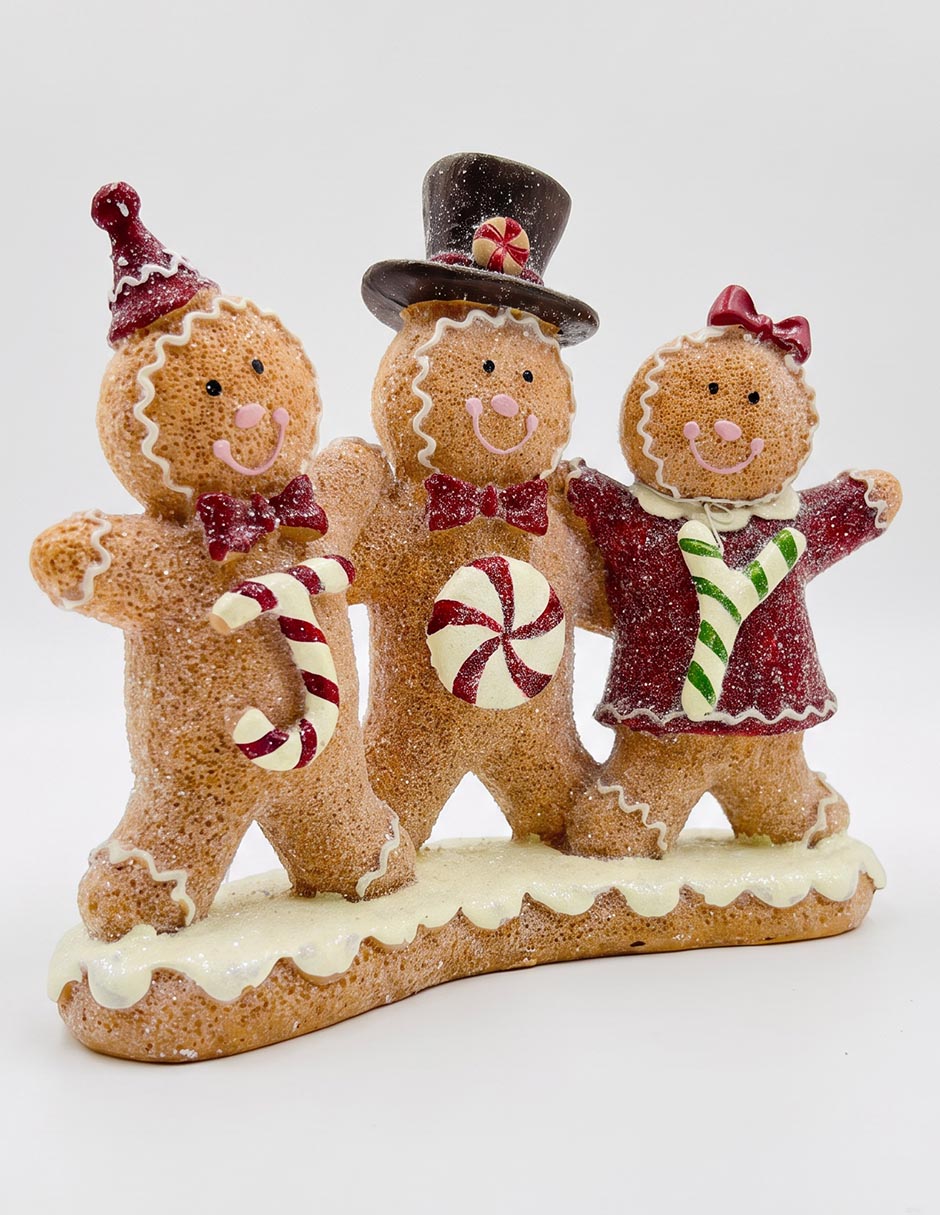 Figura decorativa de muñeco jengibre christmas sipirit