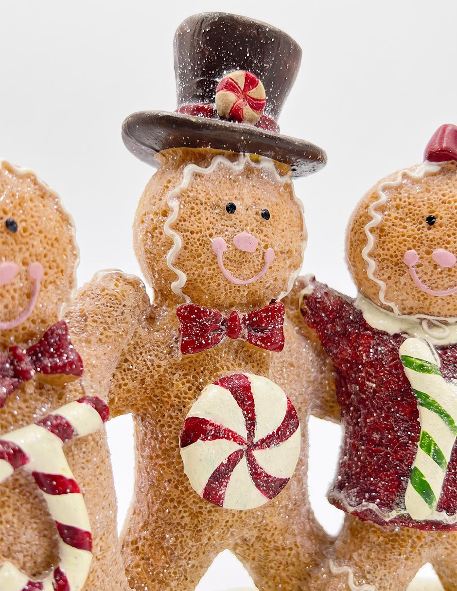 Figura decorativa de muñeco jengibre christmas sipirit 2