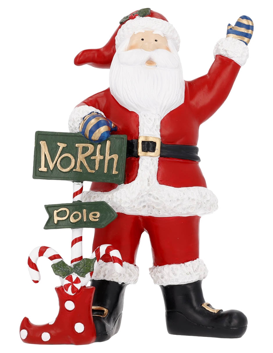Figura decorativa navideña de santa claus