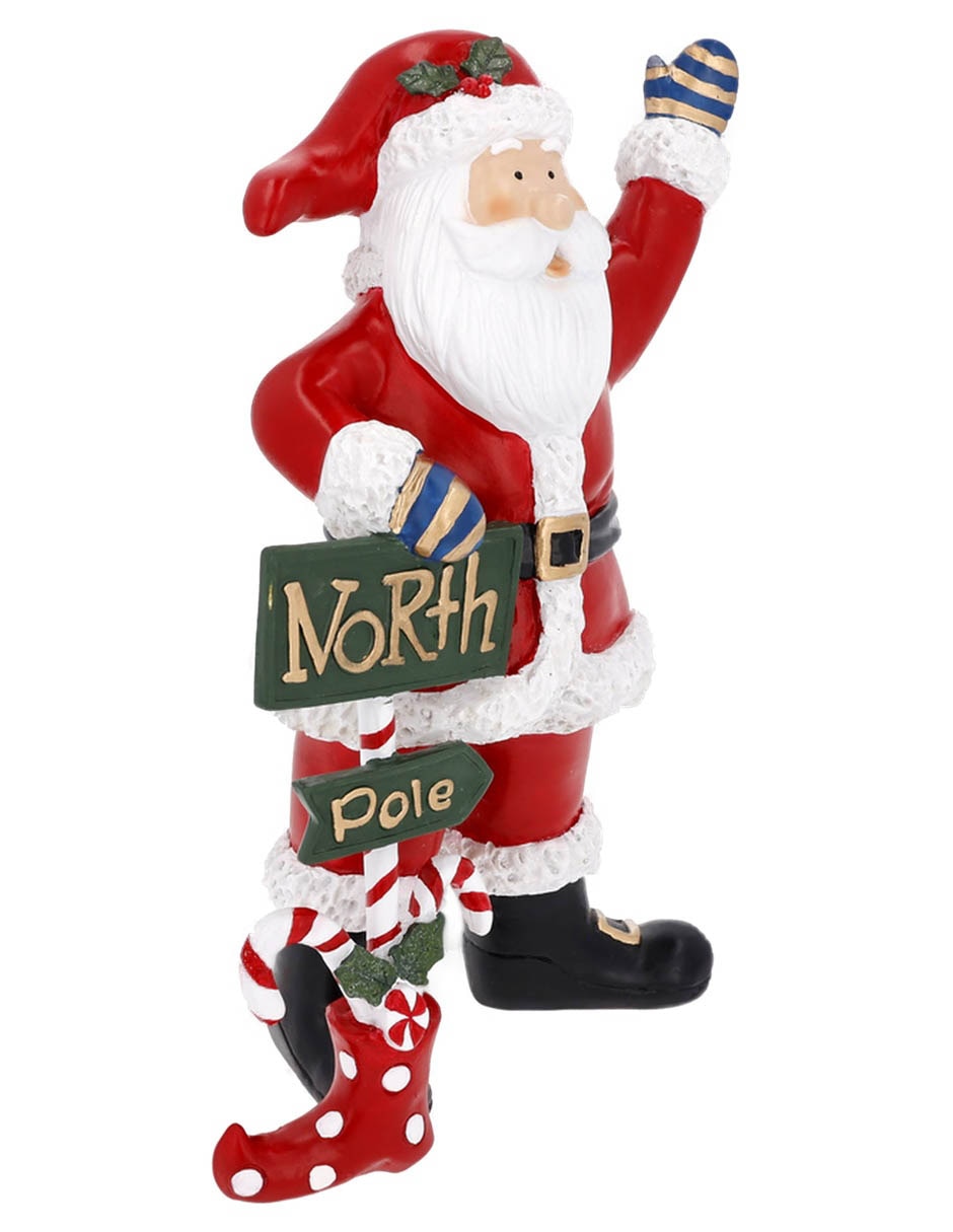 Figura decorativa navideña de santa claus 2