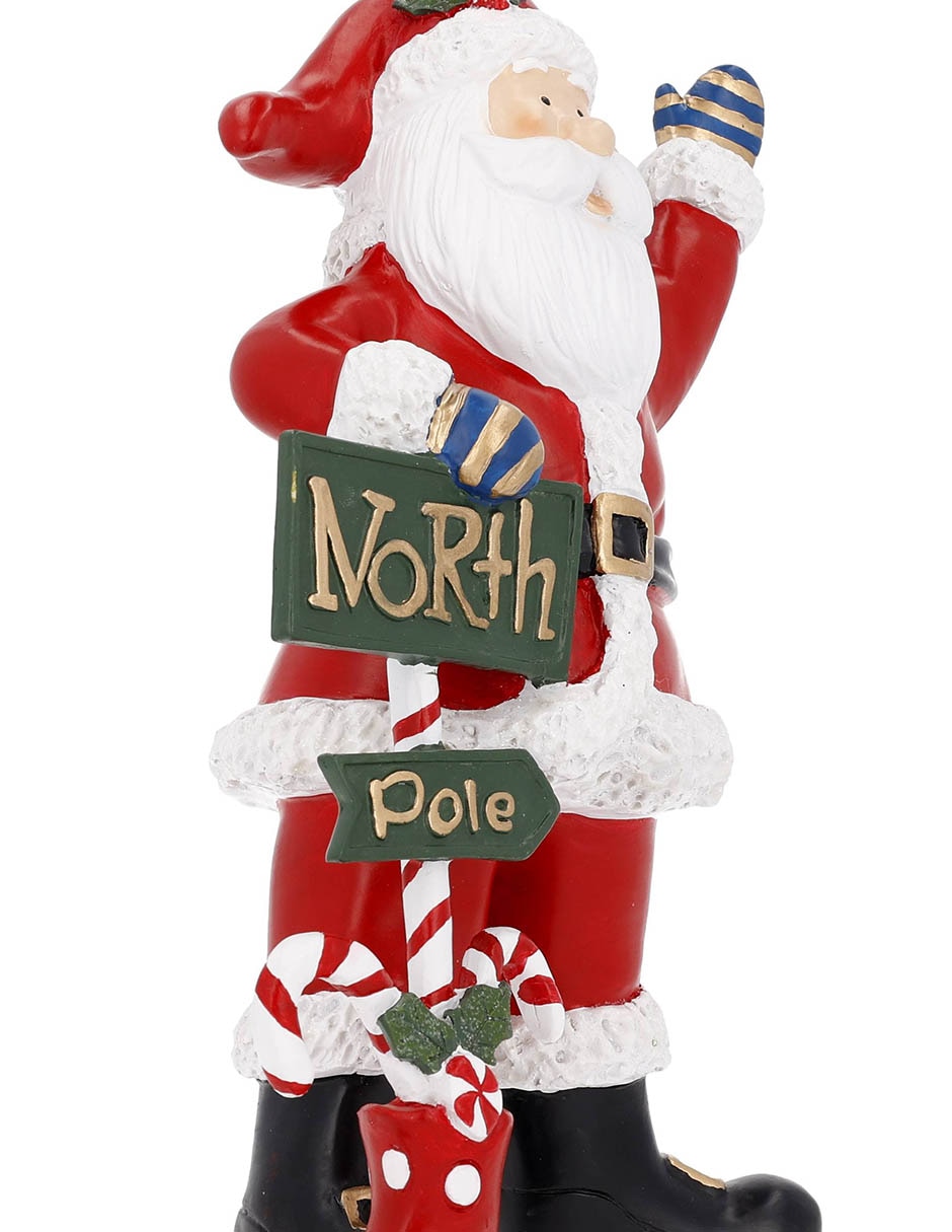 Figura decorativa navideña de santa claus 4