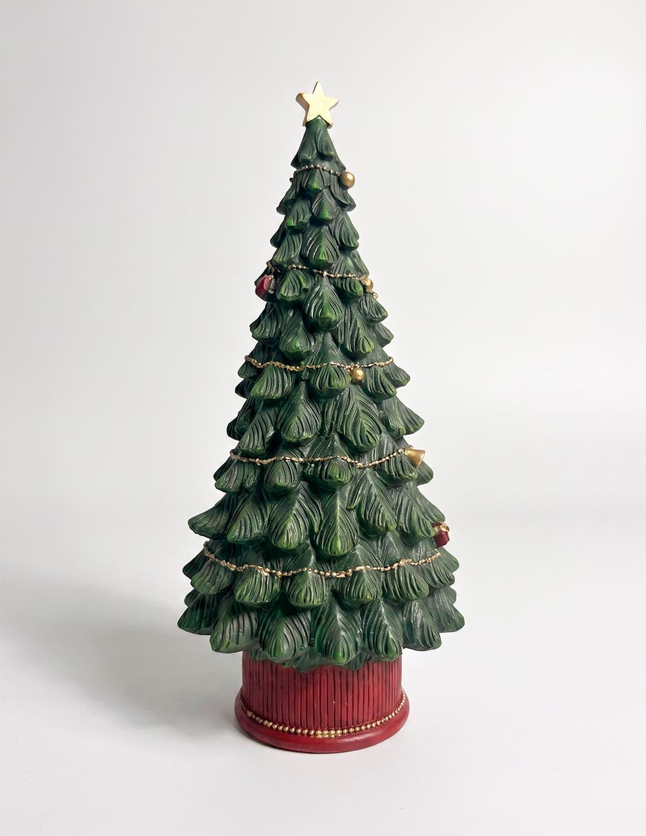 Figura decorativa navideña de árbol 3