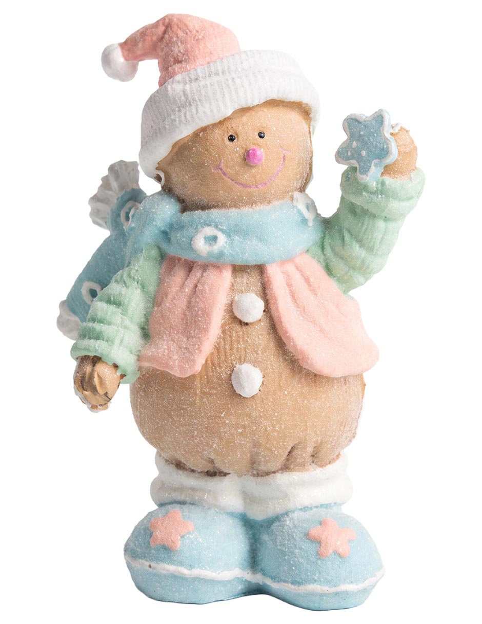 Figura decorativa navideña de snowman